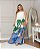 Vestido Santorini Longo Tropical Plus Size - Imagem 4