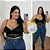 Cropped Bordado Renda Branco Plus Size - Imagem 1