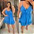 Vestido Susan Azul Claro Plus Size - Imagem 3