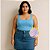 Top Alça Modal Poá Rosa Plus Size - Imagem 1