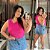 Regata Ribana Tatiana Pink Plus Size - Imagem 1