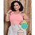 Cropped Flor Ribana Verde Plus Size - Imagem 1