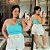 Cropped Flor Ribana Verde Plus Size - Imagem 1