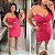 Vestido Ana Corrente Pink Plus Size - Imagem 3