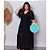 Vestido Tule Cruzado Azul Plus Size - Imagem 1