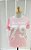 T shirt Los Angeles Rosa BB Plus Size - Imagem 1