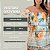 Vestido Giovana Branco e laranja Plus Size - Imagem 2
