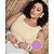 Regata Alça Larga Ribana Lavanda Plus Size - Imagem 1