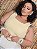 Regata Alça Larga Ribana Amarelo Plus Size - Imagem 1