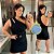 Vestido Fivela Ruth Azul BB Plus Size - Imagem 1