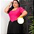 Blusa Corselet Manga Branco Plus Size - Imagem 1