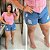 Short Jeans Awa Cintia Destroyed Plus Size - Imagem 3