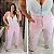 Calça Pantalona Fivela Mg Rosa BB Plus Size - Imagem 4