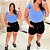 Cropped Alça Babado Azul BB Plus Size - Imagem 3