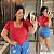 Blusa Corselet Manga Vermelha Plus Size - Imagem 1