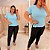 Vest Legging Básica Azul Claro Plus Size - Imagem 2