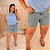 Bermuda Jeans Awa Celeste Plus Size - Imagem 2