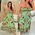 Vestido Longo Laura Verão Verde Plus Size - Imagem 2