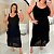 Vestido Alça Modal Viviana Preto Plus Size - Imagem 3