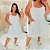 Vestido Curto Hadassa Branco Plus Size - Imagem 3