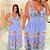 Vestido Alça Farm Verão Lilás Plus Size - Imagem 3