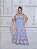 Vestido Alça Farm Verão Lilás Plus Size - Imagem 1