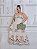 Vestido Alça Farm Verão Bege Plus Size - Imagem 1