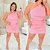 Vestido Ruth Rosa BB Plus Size - Imagem 3