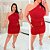 Vestido Ruth Vermelho Plus Size - Imagem 3