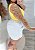 Short Jeans Felícia FF Branco Plus Size - Imagem 2