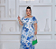 Vestido Ciganinha Tule Azul Plus Size - Imagem 1