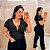 Cropped Pedra Dani Preta Plus Size - Imagem 1