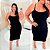 Vestido Alcinha Modal Amália Preto Plus Size - Imagem 3