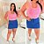 Cropped Alça Ribana Agnes Rosa BB Plus Size - Imagem 3