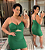 Vestido Ana Corrente Verde Plus Size - Imagem 1