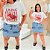 T shirt Algodão Living Off Estampada Plus Size - Imagem 3