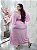 Vestido Cris Liso Rosa Plus Size - Imagem 2