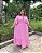 Vestido Longo Julia Rosa Plus Size - Imagem 1