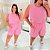 Conjunto Regata Monique Rosa Plus Size - Imagem 3