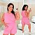 Conjunto Regata Monique Rosa Plus Size - Imagem 1