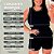 Conjunto Regata Monique Preto Plus Size - Imagem 2