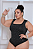 Body Alça Lia Brilho Preto Plus Size - Imagem 1