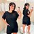 Conjunto Curto Helena Preto Plus Size - Imagem 1