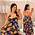 Vestido Lenço Adrieli Azul Frutas Plus Size - Imagem 1