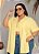 Conjunto Kimono Amarelo Liso Plus Size - Imagem 1