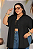 Conjunto Kimono Preto Liso Plus Size - Imagem 1