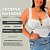 Cropped Bico Alça Natasha Branco Plus Size - Imagem 2