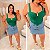 Cropped Bico Alça Natasha Verde Plus Size - Imagem 3
