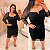 Vestido Tule Dayana Aro V Preto Plus Size - Imagem 4