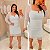 Vestido Tule Dayana Aro V Branco Plus Size - Imagem 3